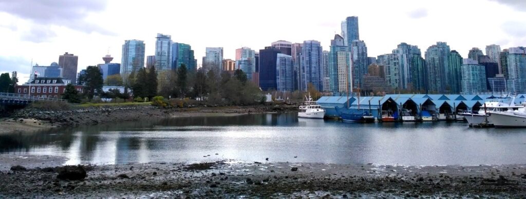 Vistas de Vancouver desde Stanley Park