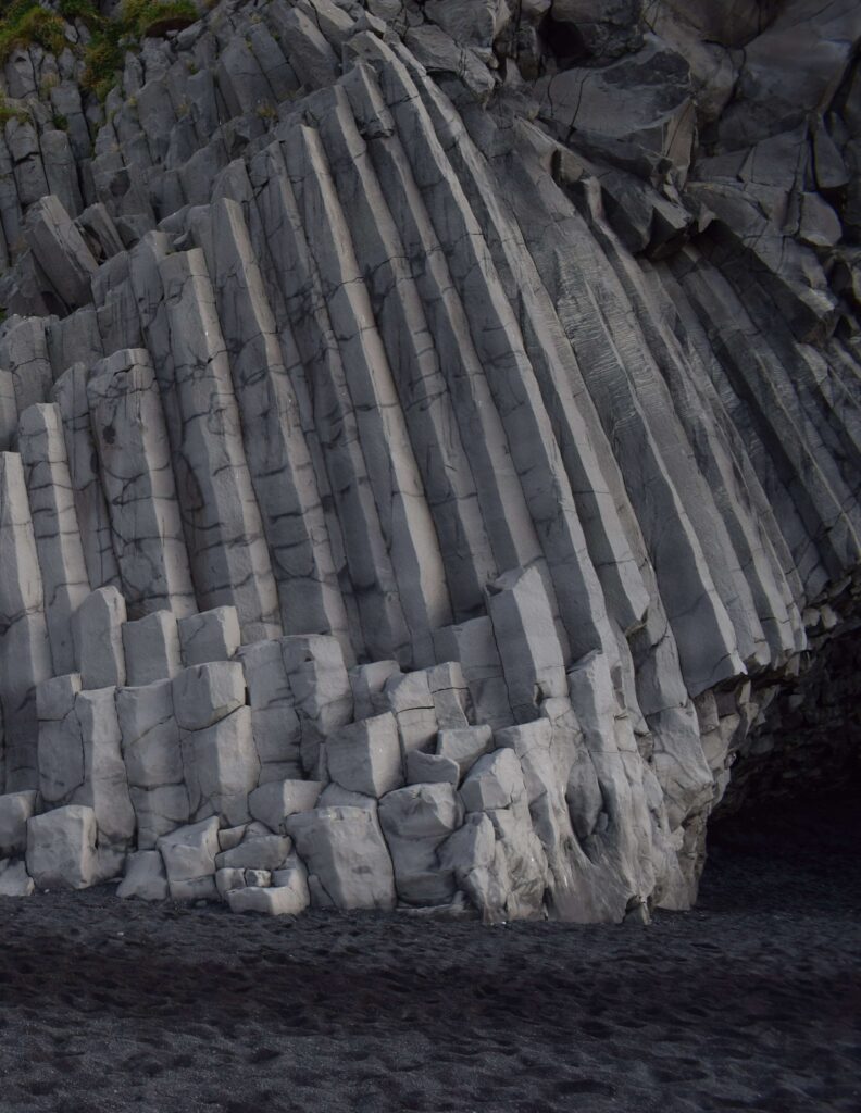 Columnas  típicas en Islandia